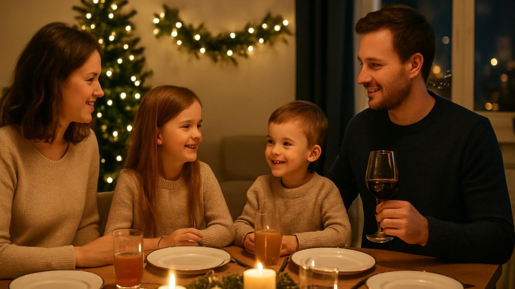 Capodanno con bambini a Riccione: soggiorni, cena e attività per famiglie Famiglia con bambini in ambiente accogliente per Capodanno