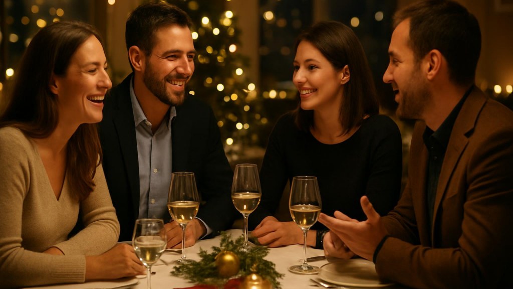 Capodanno per gruppi a Riccione: cenoni e serate per socializzare Gruppo di adulti in contesto sociale per Capodanno